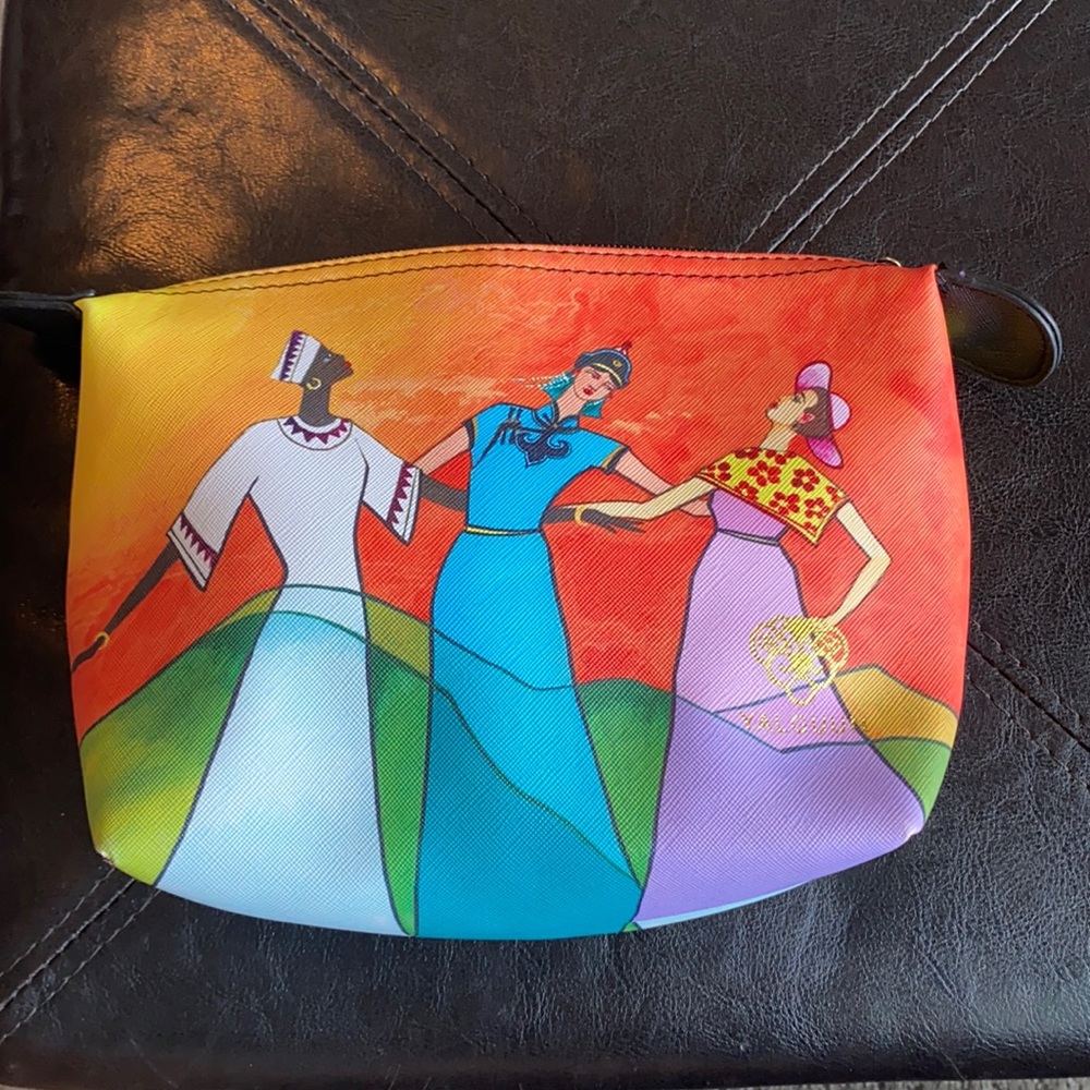 YALGUUN Make up accessory travel bag pouch Blue